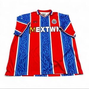 Chivas Red & Blue Striped Men’s Soccer Jersey